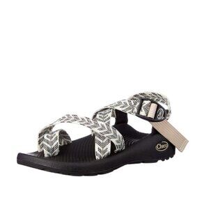 Chaco Women's White Black Z2 Classic Outdoor Trail Hiking Sandal Size 7